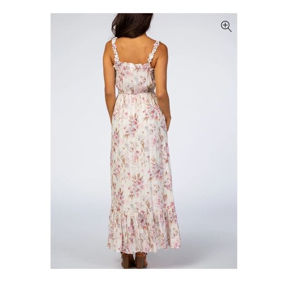 Lovestitch Pink Floral Maxi Dress - Picture 3 of 16